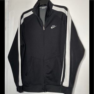 Mens Nike Jackets Black And White 